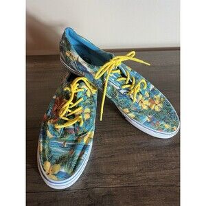 Radii Men's Size 11 The Axel Floral Tropical Sneakers Multicolor